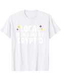 Men's T-Shirt Local Nonbinary Cryptid Colorful Stars With Bold Lettering