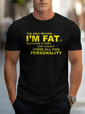 Men's T-Shirt The Only Reason Im Fat Store All This Personality T Shirt