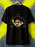 Men's T-Shirt I Am Morning Person Sun With Sunglasses And Peace Hand Gesture Graphic