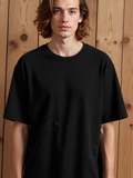 Men's T-Shirt Minimalist Plain & Subtle Logo Print