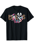 Men's T-Shirt Dialysis Tech Multicolor Medical Tools Among Animal Print Letters