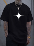 Men's T-Shirt Radiant Modern Minimalist Shine Graphic Star