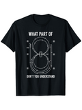 Men's T-Shirt What Part Of Technical Diagram Circuit With Directional Lines Physics Equation