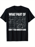 Men's T-Shirt What Part Of Complex Scientific Formulas Underlined On Blackboard T Shirt