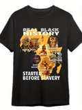 Men's T-Shirt Real Black History Started Long Before Slavery With African Royalty
