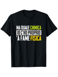 Men's T-Shirt Hunger Chemistry Funny Phrases Romanesco