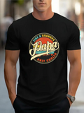 Men's T-Shirt Like A Grandpa Only Cooler Retro Sunset Style Papa