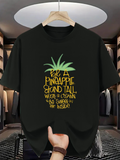 Men's T-Shirt Wear A Crown Sweet On The Inside Pineapple