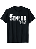 Men's T-Shirt Graduation Year With Modern Script Font For Senior Dad