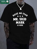 Men's T-Shirt Have No Fear Bold Statement With White Text Among Four Star Accents T Shirt