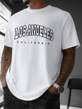 Men's T-Shirt Los Angeles California Street Style Minimalist Urban T Shirt