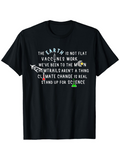 Men's T-Shirt The Earth Is Not Flat Climate Change Stand Up For Science T Shirt