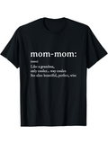 Men's T-Shirt Mom Mom Like A Grandma Wise Perfect Cool Woman T Shirt