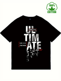 Men's T-Shirt Urban Style Ultimate Streetwear Graphic With Square Block Patterns T Shirt