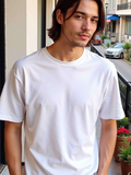 Men's T-Shirt Plain white