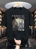 Men's T-Shirt Paradise New York Urban Street Scene Artistic Photo T Shirt
