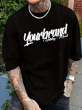 Men's T-Shirt Yourbrand Holiday Mood Carefree Spirit Black T Shirt
