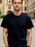 Men's T-Shirt Minimalist Chest Logo