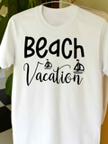 Men's T-Shirt Beach Vacation With Playful Sailboats On Soft Cotton T Shirt