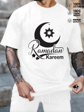 Men's T-Shirt Ramadan Kareem Crescent Moon And Stars Islamic Design