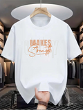 Men's T-Shirt Makes Strength With Bold Modern Lettering T Shirt