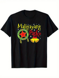 Men's T-Shirt Christmas Lantern With Glittering Lights And Joyful Yellow Holiday Bells