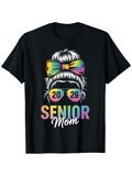 Men's T-Shirt 2026 Senior Mom In Rainbow Colors With Stylish Sunglasses And Hair Bow