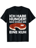 Men's T-Shirt Juicy Cartoon Steak With Playful Humor Surrounded By Bold Lettering Steak
