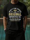 Men's T-Shirt Built For Speed Legendary Custom Motorcycle Club Shirt
