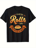 Men's T-Shirt These Rolls Are Homemade With Colorful Swirls And Freshly Baked Bread Roll