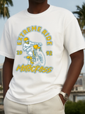 Men's T-Shirt Extreme Ride 1992 Speed Racer Motocross With Dynamic Action Motorcycle