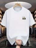 Men's T-Shirt Im Ok Bold Minimalist Text With Small Square Graphic