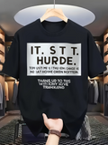 Men's T-Shirt It Stt Hurde Thanks To This With Ohhy Huve Trankhing
