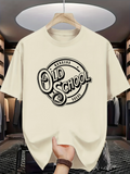 Men's T-Shirt Genuine Talk Retro Circular Badge Around Old School