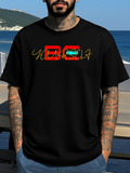 Men's T-Shirt Colorful Handwritten Be Yourself Summer Beachline T Shirt