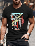 Men's T-Shirt Boriken Puerto Rico Mosaic Patterned Abstract Heritage Symbol