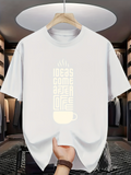 Men's T-Shirt Ideas Come After Steaming Hot Coffee Cup Inspiration