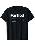 Men's T-Shirt Fartled Funny Dictionary Definition Wordplay T Shirt