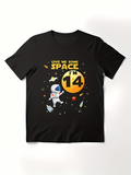 Men's T-Shirt Give Me Some Space Floating Astronaut Surrounded By Stars And Distant Planets