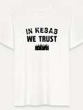 Men's T-Shirt In Kebab We Trust Standing Crowd With Raised Hands T Shirt