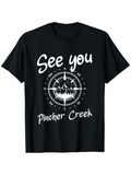 Men's T-Shirt See You Mountain Compass With Scenic Wilderness Pincher Creek