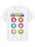 Men's T-Shirt Check Out My Colorful Sweet Donuts Pack Donut
