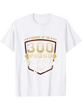 Men's T-Shirt Member Of The 300 Pound Gold Lettering Fitness T Shirt