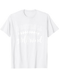 Men's T-Shirt Proud Soft Fabric Typography For Girlfriend White Shirt