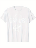 Men's T-Shirt Grandpa Handwritten Script With Playful Graphic Accents T Shirt