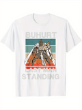 Men's T-Shirt Buhurt Last Man Standing Vintage Shield Battle Knight