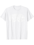 Men's T-Shirt GORDON Graphic Print & Snowboard Design