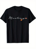 Men's T-Shirt Montenegro Summer Days With Vibrant Tropical Fish Floating Peacefully Underwater