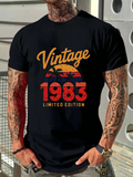 Men's T-Shirt Vintage Sunset With Palm Trees Limited Edition 1983