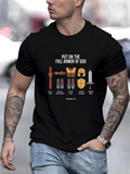 Men's T-Shirt Put On The Full Armor Of God With Shield Helmet Sword Belt And Sandals